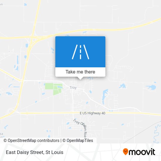 East Daisy Street map