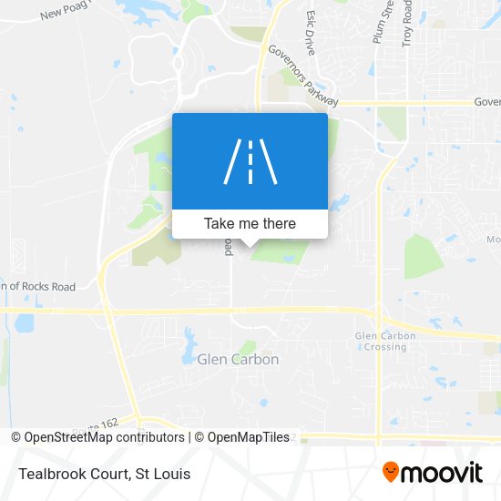Mapa de Tealbrook Court