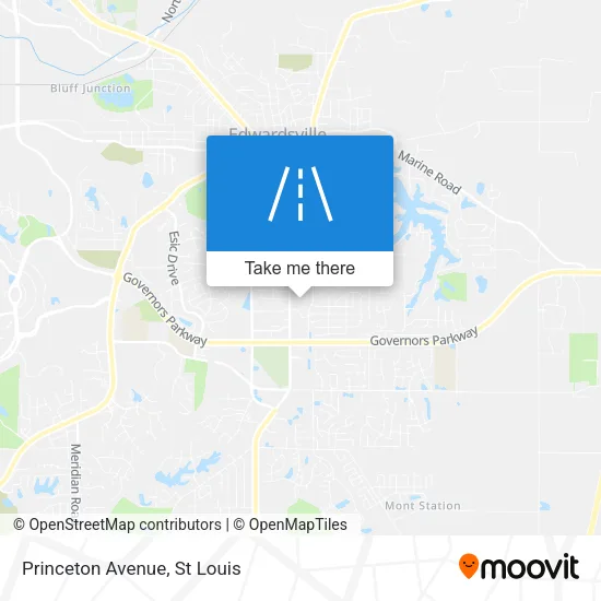 Mapa de Princeton Avenue