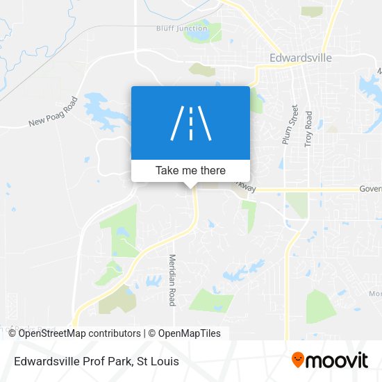 Edwardsville Prof Park map
