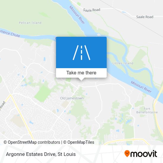 Mapa de Argonne Estates Drive