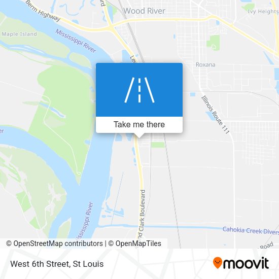 Mapa de West 6th Street