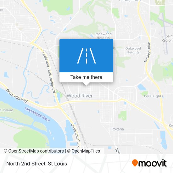 Mapa de North 2nd Street