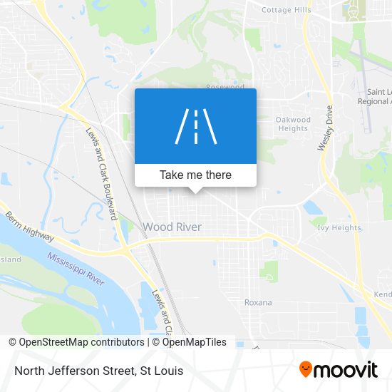 North Jefferson Street map