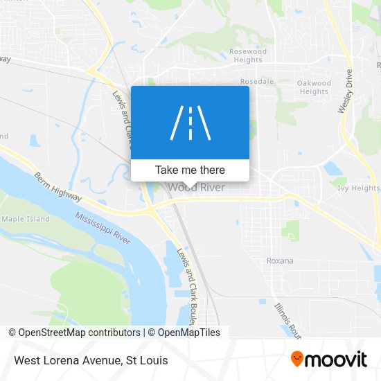 West Lorena Avenue map