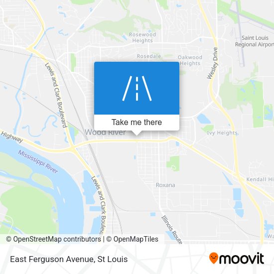 East Ferguson Avenue map