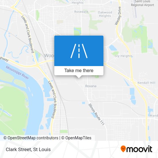 Mapa de Clark Street