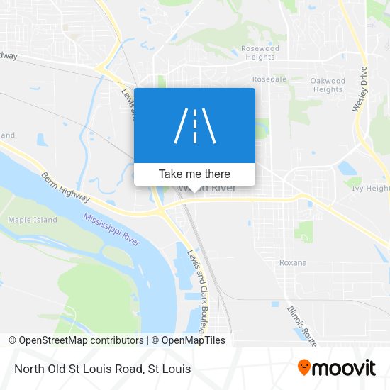 Mapa de North Old St Louis Road