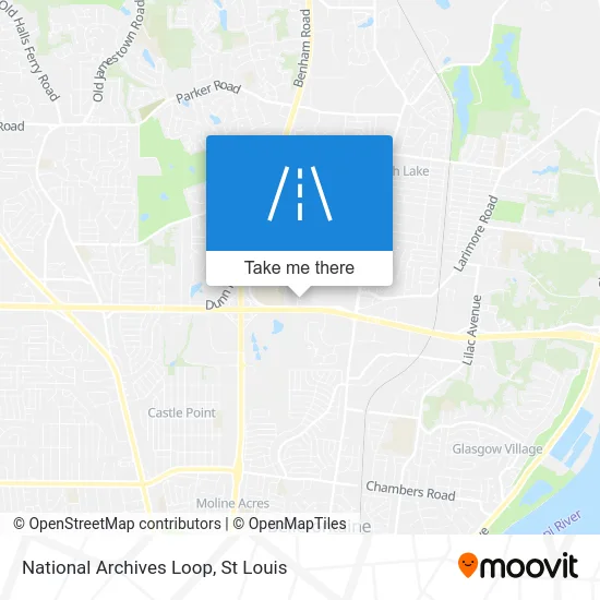 National Archives Loop map