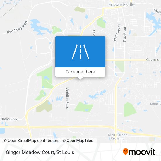 Ginger Meadow Court map