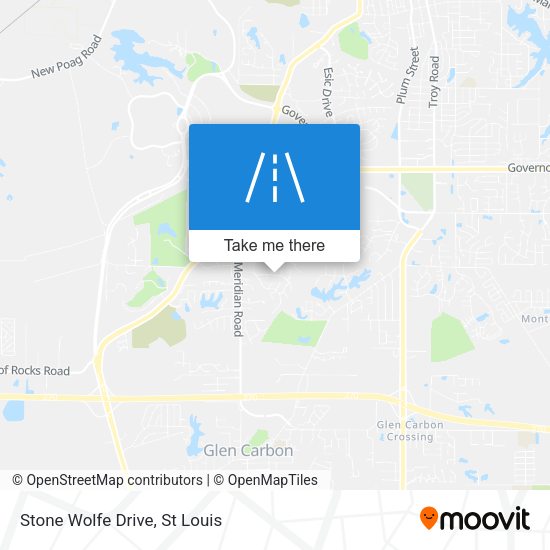 Mapa de Stone Wolfe Drive