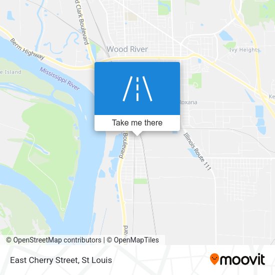 East Cherry Street map