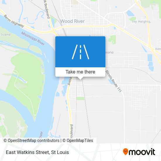 East Watkins Street map