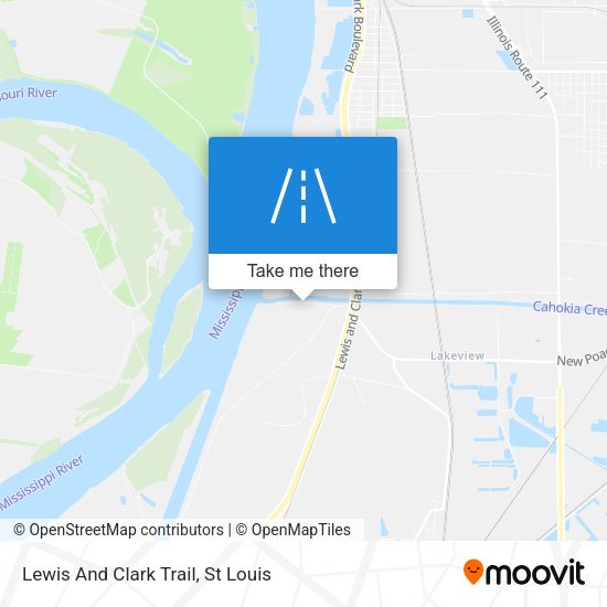 Mapa de Lewis And Clark Trail