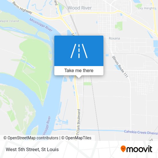 Mapa de West 5th Street