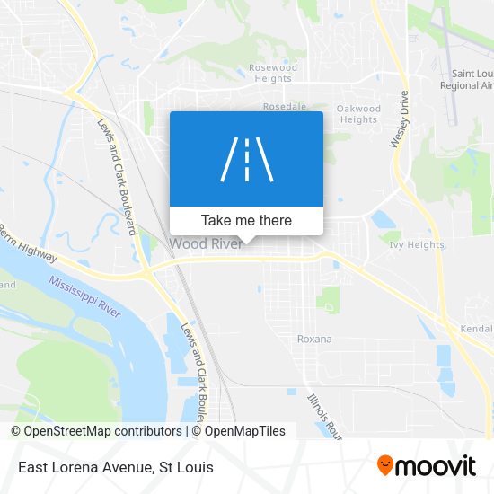 Mapa de East Lorena Avenue