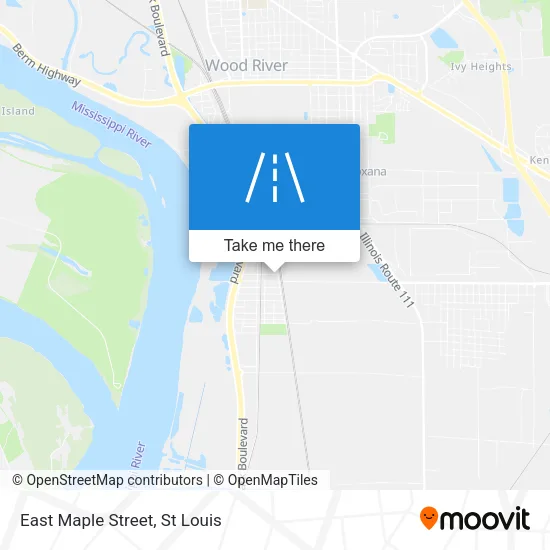 East Maple Street map