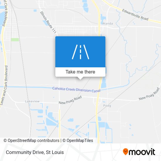 Mapa de Community Drive