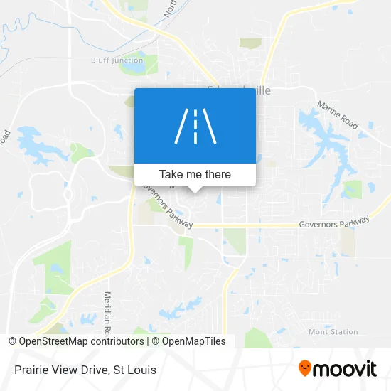 Prairie View Drive map