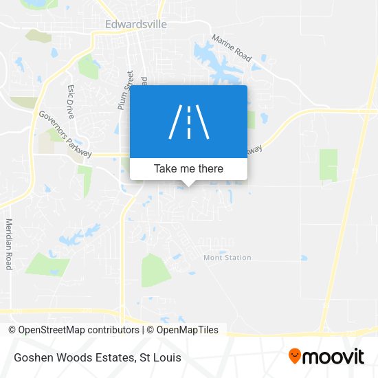 Goshen Woods Estates map