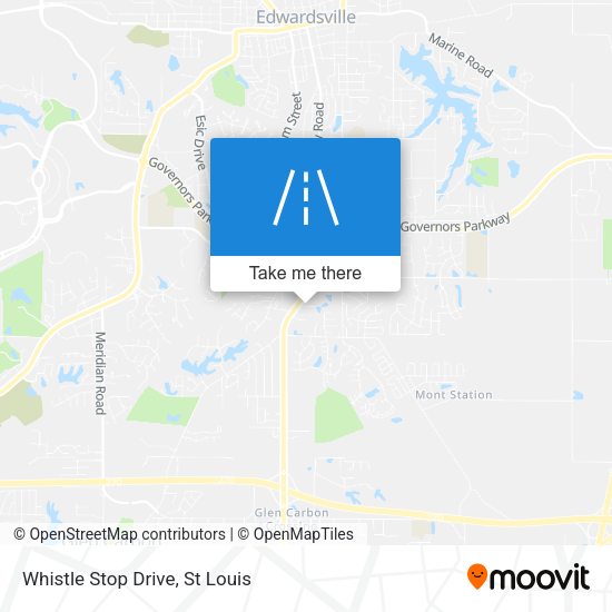 Whistle Stop Drive map