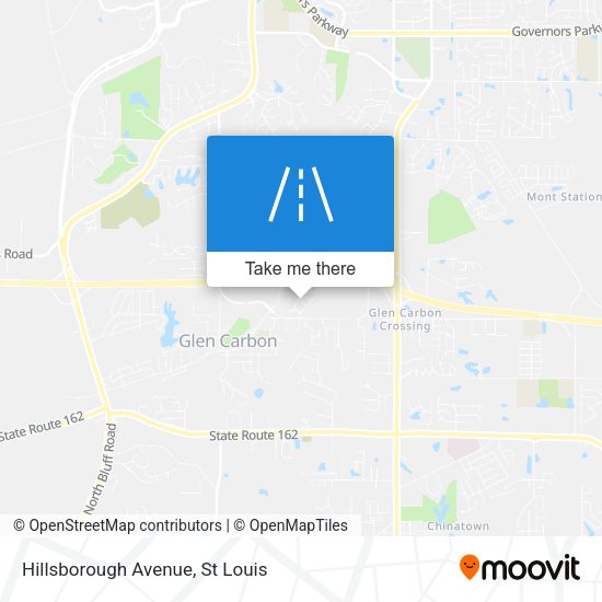Hillsborough Avenue map