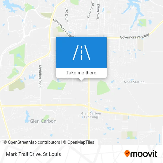 Mark Trail Drive map