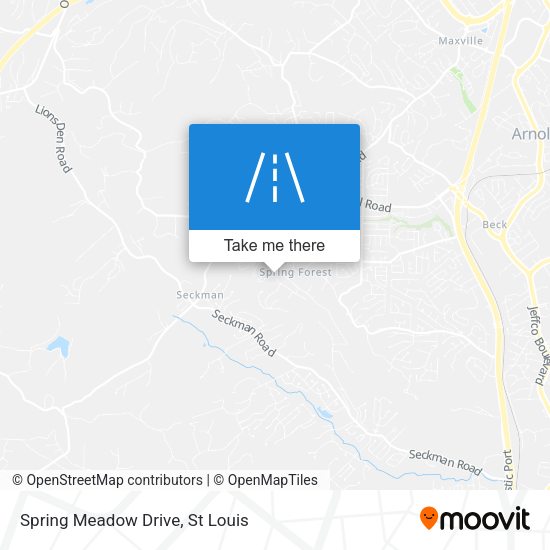 Spring Meadow Drive map