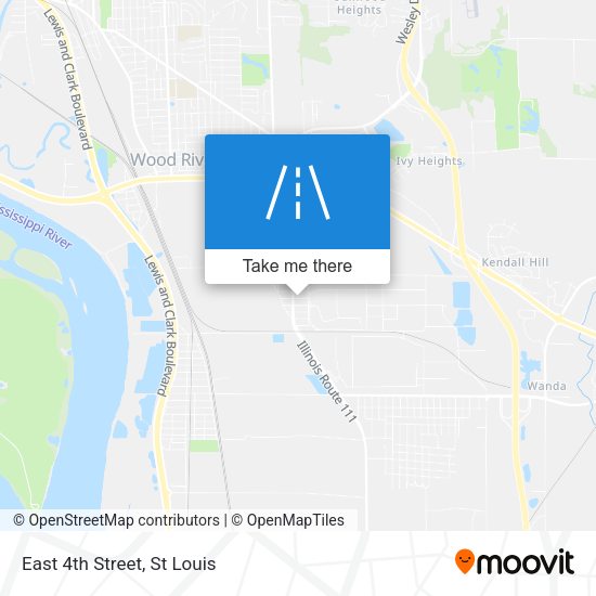 Mapa de East 4th Street