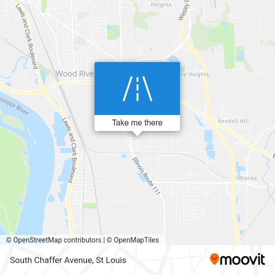 South Chaffer Avenue map
