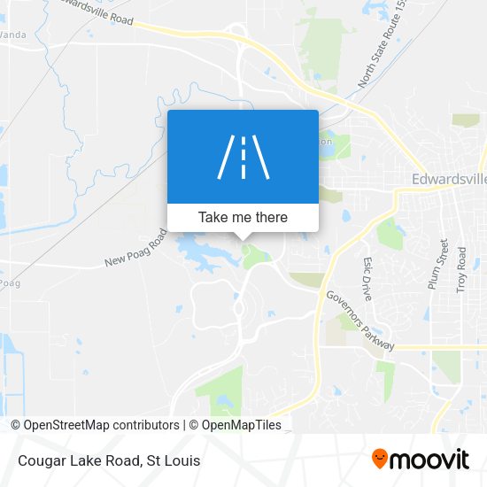 Mapa de Cougar Lake Road