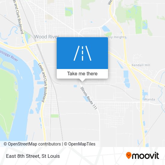 Mapa de East 8th Street