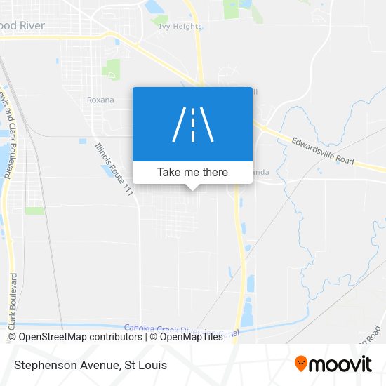 Mapa de Stephenson Avenue