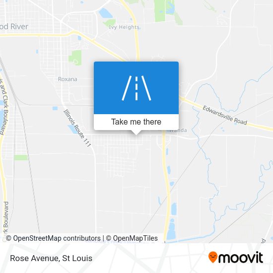 Mapa de Rose Avenue