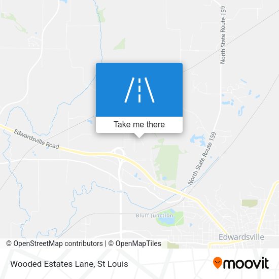 Mapa de Wooded Estates Lane