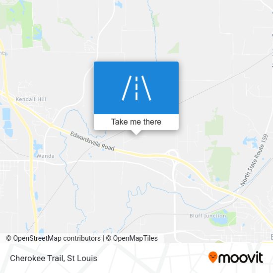Mapa de Cherokee Trail