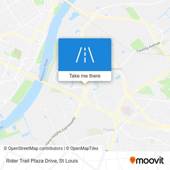 Rider Trail Plaza Drive map