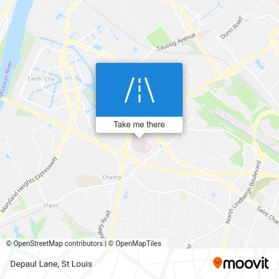 Mapa de Depaul Lane