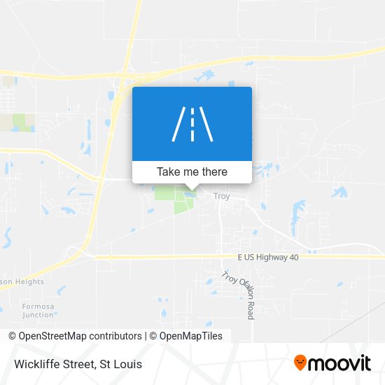Mapa de Wickliffe Street