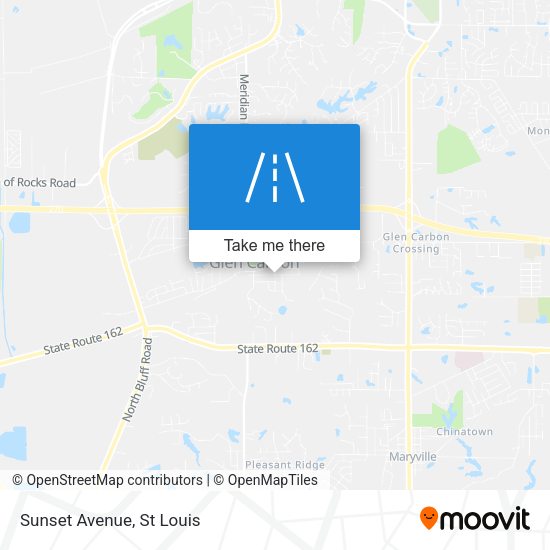 Mapa de Sunset Avenue