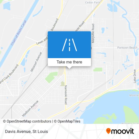 Davis Avenue map