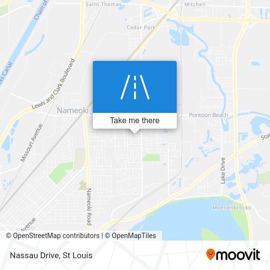 Nassau Drive map