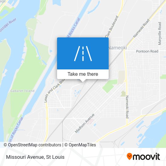 Mapa de Missouri Avenue