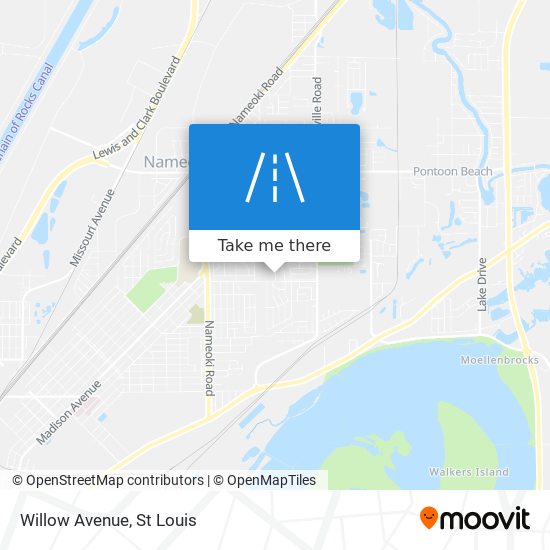 Mapa de Willow Avenue