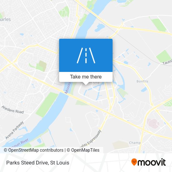 Parks Steed Drive map