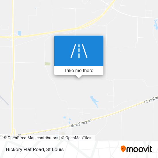 Hickory Flat Road map