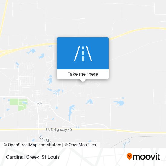 Mapa de Cardinal Creek