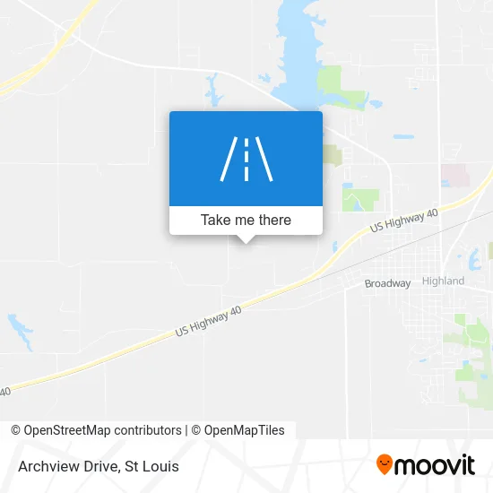 Archview Drive map