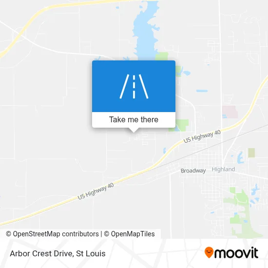 Arbor Crest Drive map