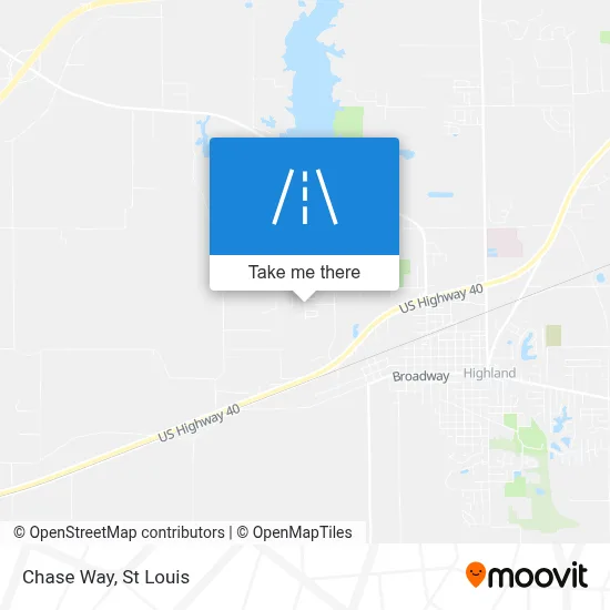 Chase Way map